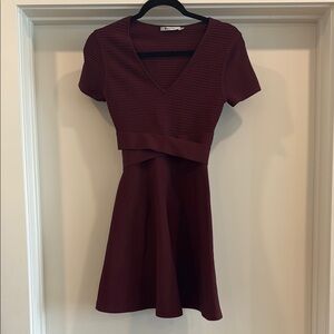 Alexander Wang Red Fit and Flare Mini Dress